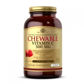 SOLGAR VITAMIN C 500MG, 90 tableta za žvakanje SOLGAR VITAMIN C 500MG, 90 tableta za žvakanje