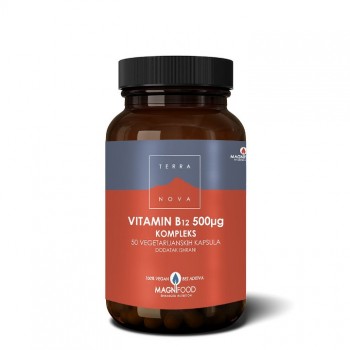 TERRANOVA VITAMIN B12 500µg KOMPLEKS, 50 kapsula