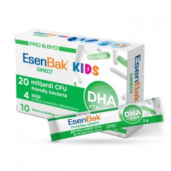 ESENBAK KIDS PROBIOTIK DIRECT DHA + TAURIN 10 KESICA