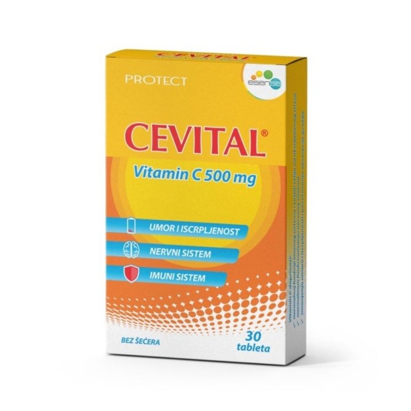 Cevital Vitamin C 500Mg 30 Tableta