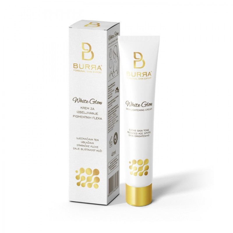 Burra White Glow Skin Lightening Cream 40Ml