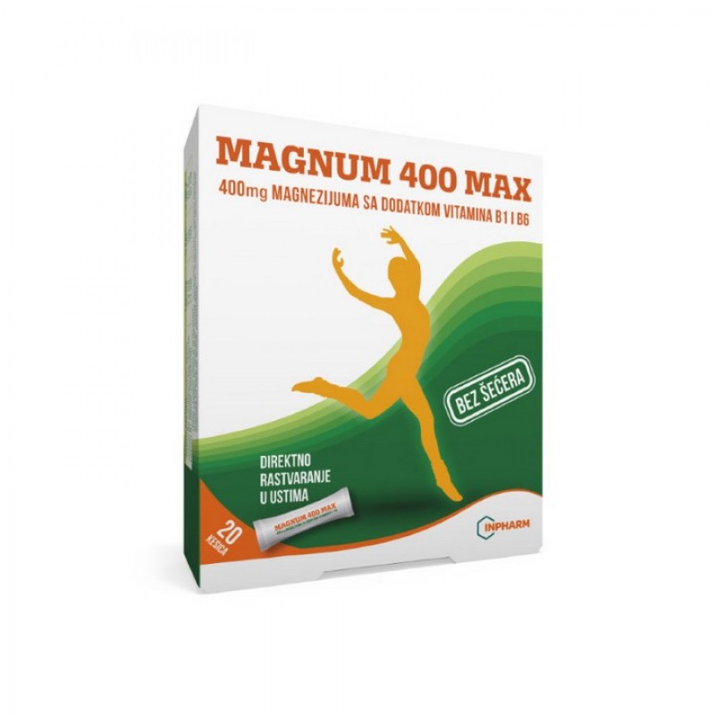 Magnum 400 Max, 20 Kesica