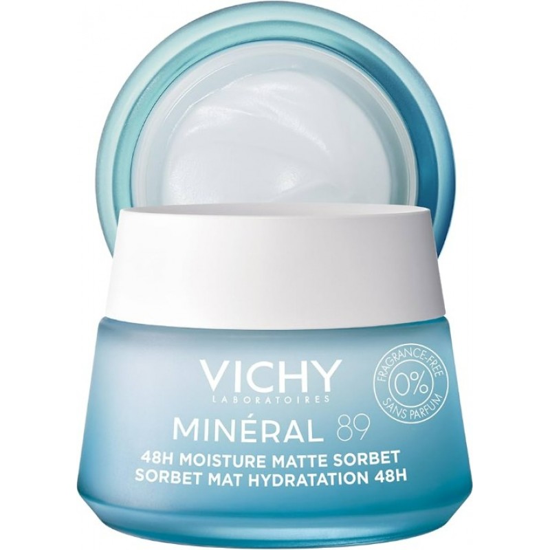 Vichy Mineral 89 Matte Sorbet Za Hidrataciju Tokom 48 Sati, 50Ml