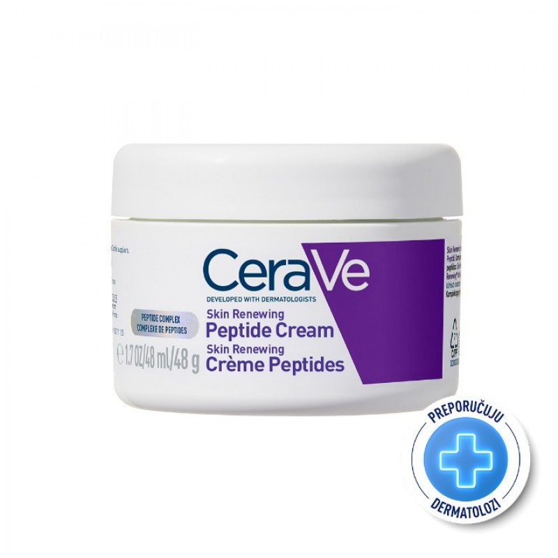 Cerave Peptide Cream, Obnavljajuća Krema Sa Peptidnim Kompleksom,  48Gr
