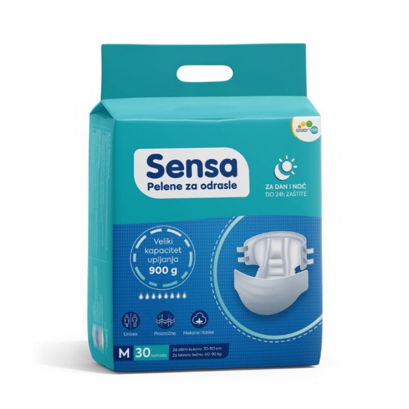 Sensa Pelene Za Odrasle M Veličina, A30 Sensa Pelene Za Odrasle M Veličina, A30