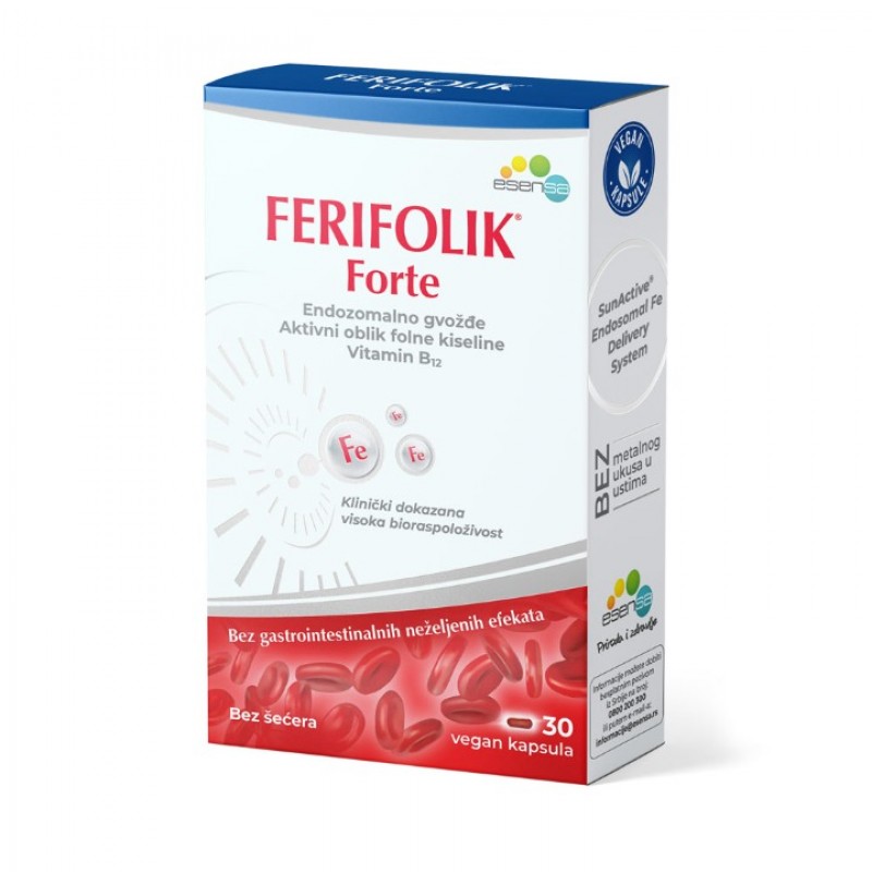 Ferifolik® Forte, 30 Vegan Kapsula Ferifolik® Forte, 30 Vegan Kapsula