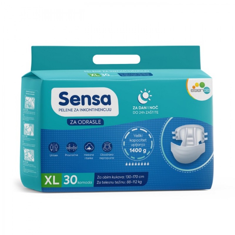 Sensa Pelene Za Odrasle Xl Veličina, A30