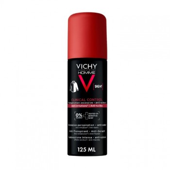 Vichy Homme Clinical Control Antiperspirant Sprej protiv znojenja, 125 ml