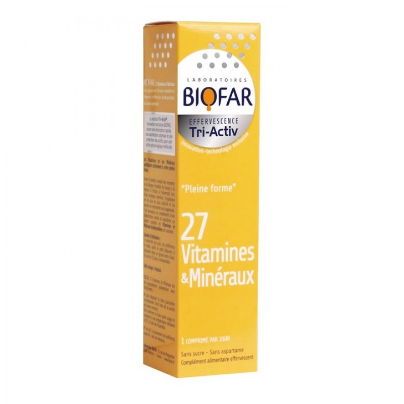 Biofar Ta 27 Vitamina I Minerala, 15 Šumećih Tableta