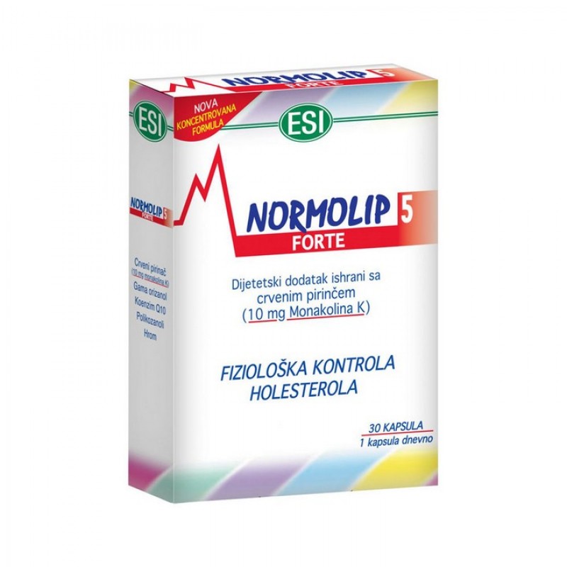 Normolip 5 Forte Duo Pack, 60 Kapsula