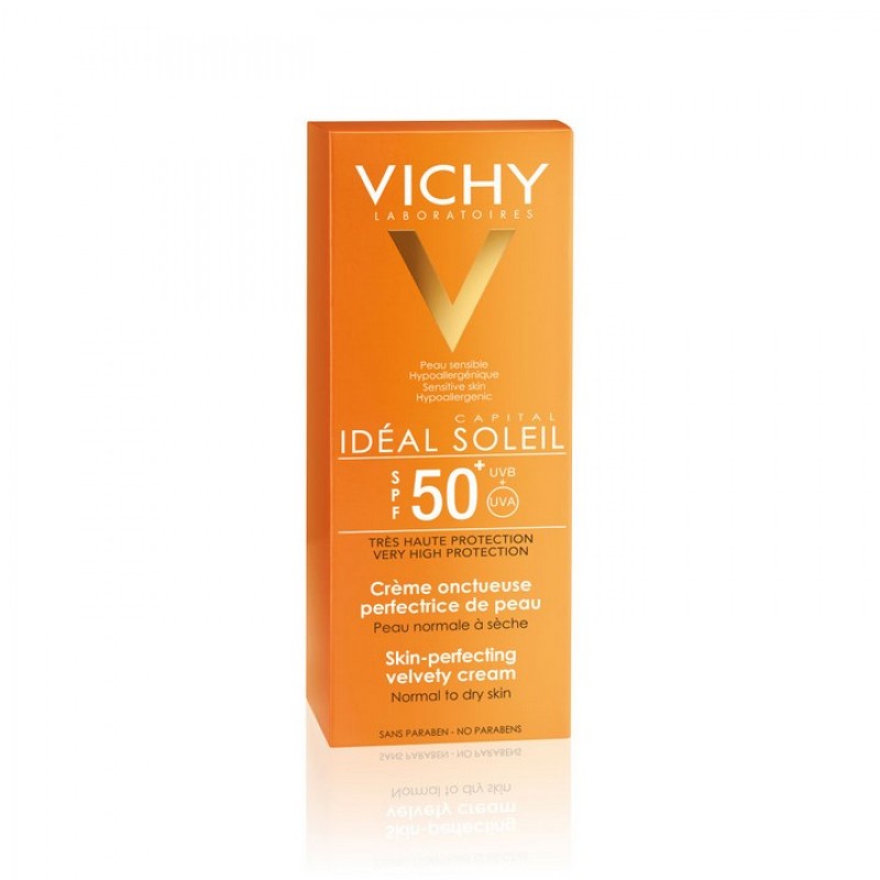 Vichy Capital Soleil Baršunasti Krem Za Lepši Izgled Kože Spf 50, 50Ml