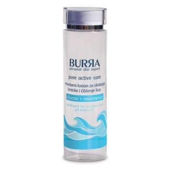 BURRA PURE ACTIVE CARE, MICELARNI LOSION ZA SKIDANJE ŠMINKE I ČIŠĆENJE LICA, 200ML