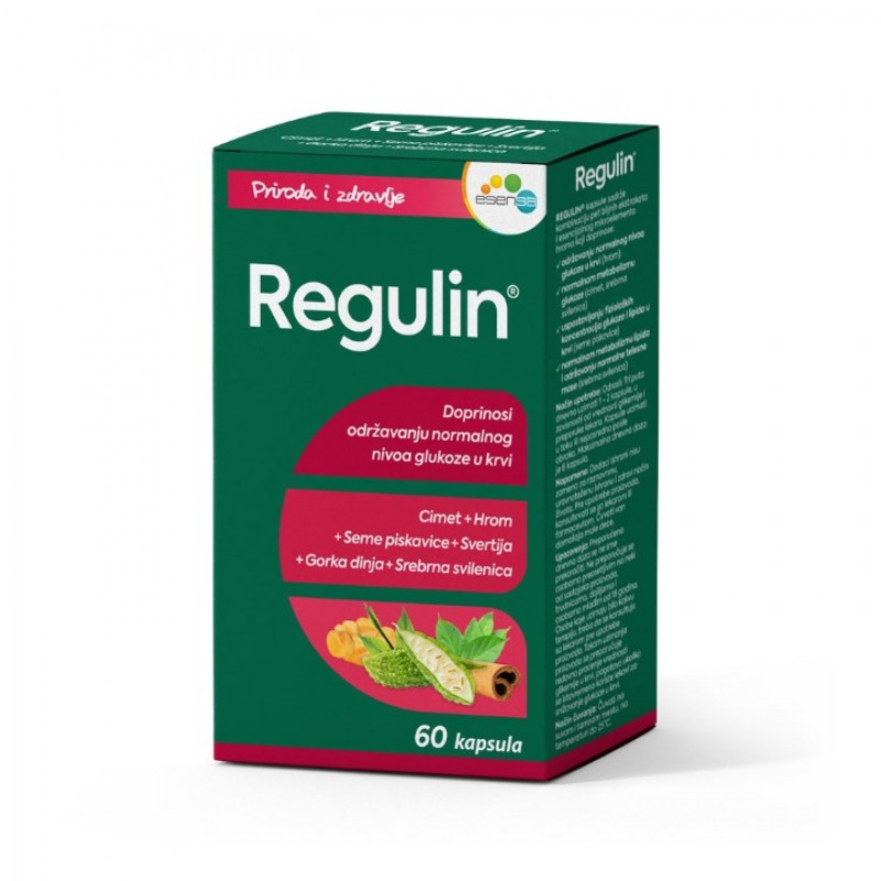 Regulin®Kapsule Za Održavanje Nivoa Glukoze U Krvi, 60 Kapsula