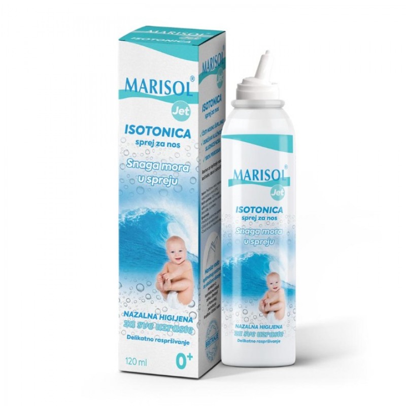 Marisol Jet Isotonica Sprej Za Nos 0+, 120Ml Marisol Jet Isotonica Sprej Za Nos 0+, 120Ml