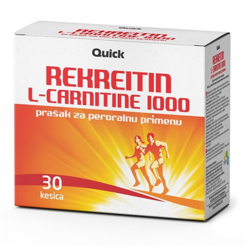 Rekreitin L-Carnitine 1000 Prašak 30 Kesica