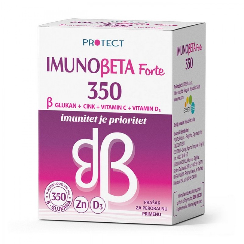 Imunoβeta Forte 350 Prašak Za Jačanje Imuniteta 10 Kesica