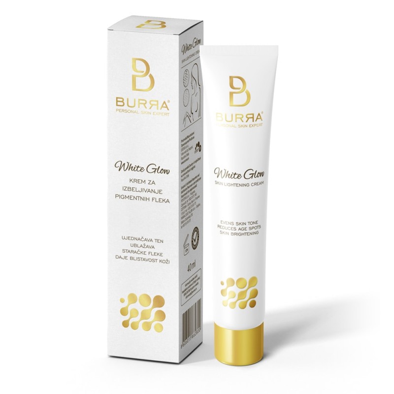 Burra White Glow Skin Lightening Cream 40Ml